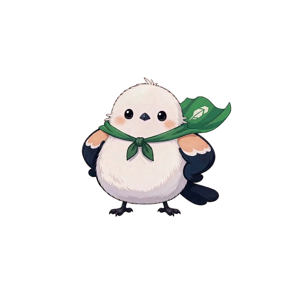 Shima bird mascot